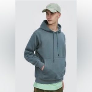 SHEIN Men Kangaroo Pocket Drawstring Hoodie